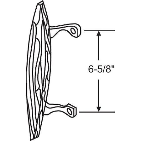 Strybuc PATIO DOOR HANDLE GRAY BRKTS 13-115GY